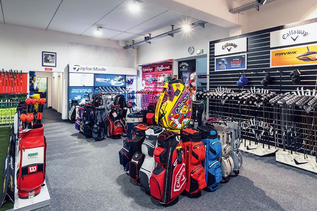 Grosses Sortiment. Castan Golf bietet seinen Kunden eine umfangreiche Auswahl an Golfequipment der führenden Hersteller