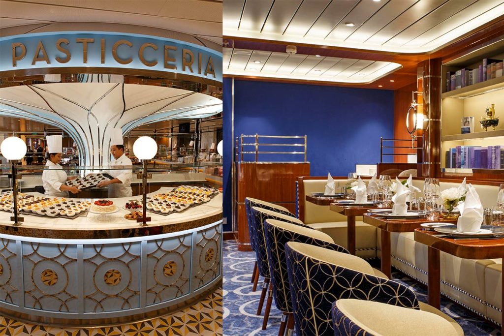 Kulinarik wird auf der Costa Smeralda großgeschrieben: sowohl von den drei Sterneköchen an Bord, als auch in der Pasticceria oder im Restaurant Archipelago.