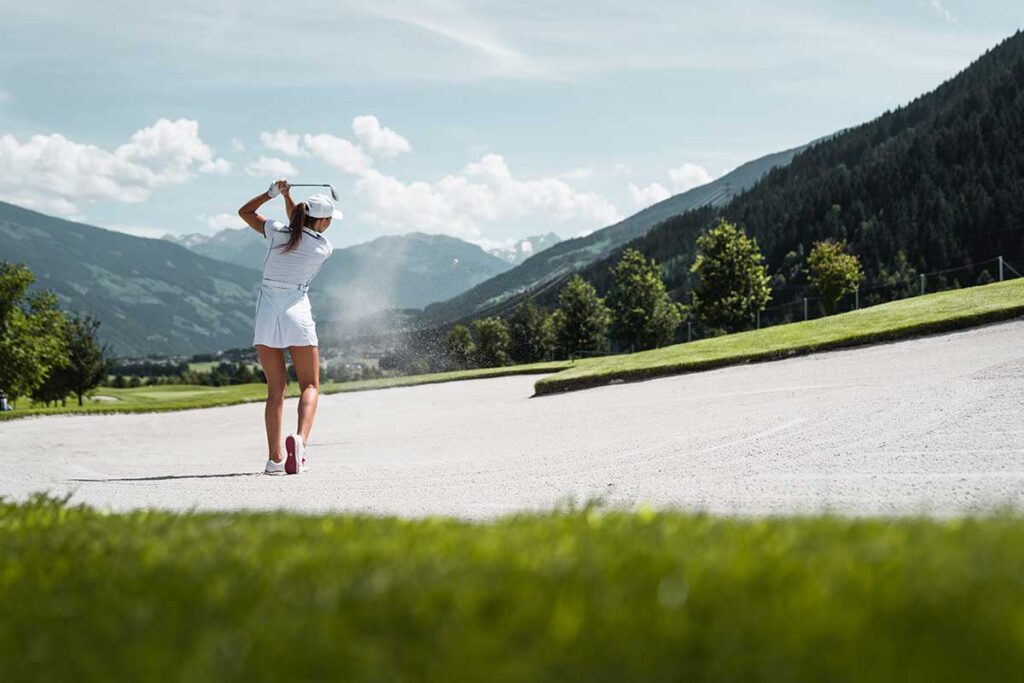 Der Pflegezustand des Championship Courses ist beeindruckend: Nicht umsonst zählt der Golfclub Zillertal-Uderns seit Jahren zu den „Leading Golf Courses“ in Österreich